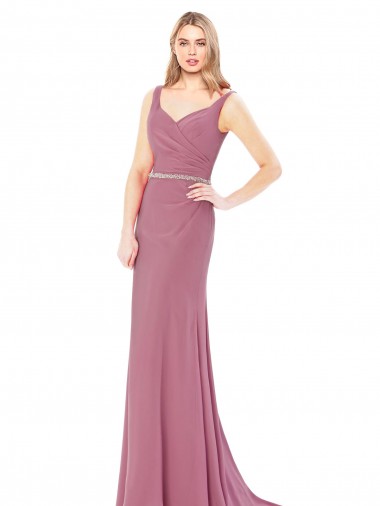 Bainha Amor Chiffon Longo Vestidos de Madrinha / Vestidos de Festa