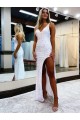 Bainha Decote V Lantejoulas Veludo Longo Lantejoulas Veludo Vestidos de Festa Acessíveis