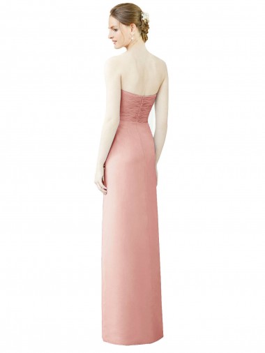 Bliss Linha A Amor Alto Baixo Chiffon Alto Baixo, Longo Alto Baixo Vestidos de Madrinha