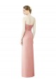 Bliss Linha A Amor Alto Baixo Chiffon Alto Baixo, Longo Alto Baixo Vestidos de Madrinha