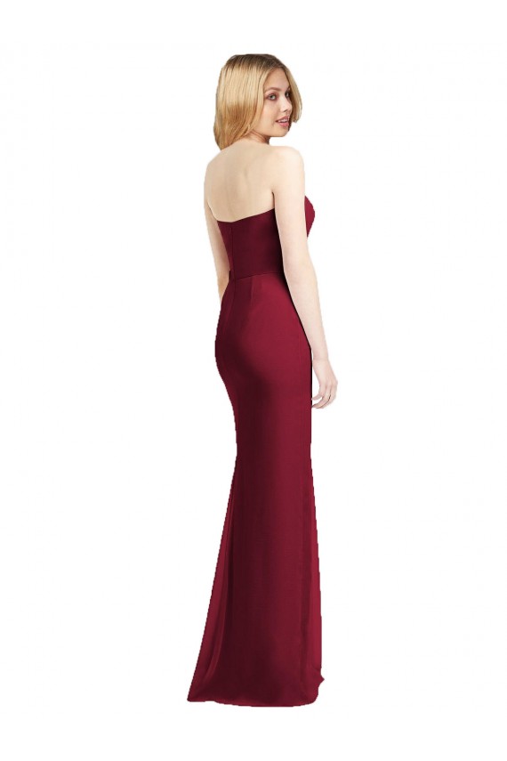 Caçador Verde Trombeta Amor Chiffon Longo Vestidos de Madrinha Acessíveis