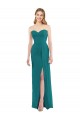 Caçador Verde Trombeta Amor Chiffon Longo Vestidos de Madrinha Acessíveis