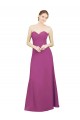 Frutos Silvestres Linha A Amor Chiffon Longo Vestidos de Madrinha Acessíveis