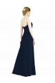Fumo Verde Chiffon Linha A Amor Longo Vestidos de Madrinha Acessíveis