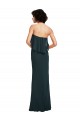 Preto Bainha Amor Chiffon Longo Vestidos de Madrinha