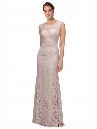 Renda Sereia Colher Longo Vestidos de Madrinha / Vestidos de Festa