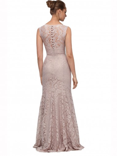 Renda Sereia Colher Longo Vestidos de Madrinha / Vestidos de Festa