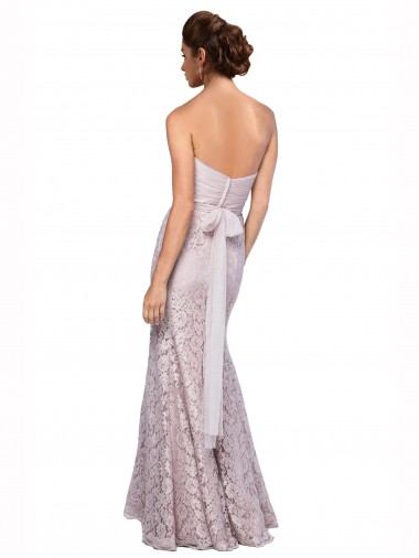 Renda Sereia Sem Mangas Amor Longo Vestidos de Madrinha / Vestidos de Festa