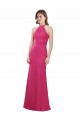 Rubi Linha A Cabeçada Chiffon Longo Vestidos de Madrinha Acessíveis