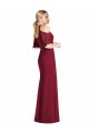Sábio Sereia Cabeçada Chiffon Longo Vestidos de Madrinha