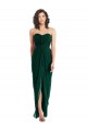 Sempre Verde Linha A Amor Chiffon Longo Vestidos de Madrinha Acessíveis
