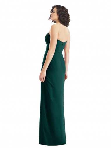 Sempre Verde Linha A Amor Chiffon Longo Vestidos de Madrinha