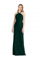 Sempre Verde Trombeta Cabeçada Chiffon Longo Vestidos de Madrinha