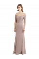 Sereia Amor Chiffon & Renda Longo Vestidos de Madrinha Acessíveis