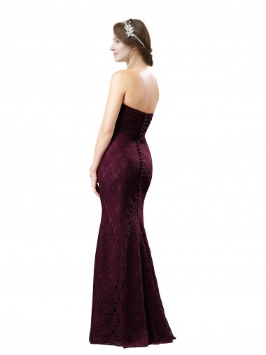 Uva Linha A Amor Renda Longo Vestidos de Madrinha