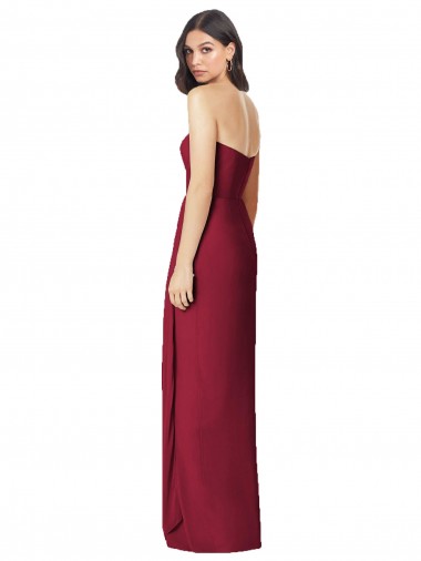 Verde Oliva Trombeta Amor Chiffon Longo Vestidos de Madrinha